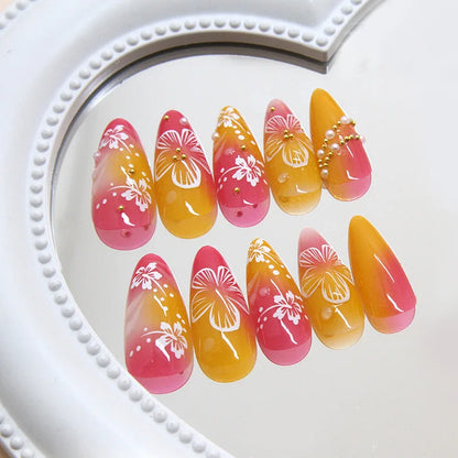 Nails Almond Shaped Press on Nails - 24pcs