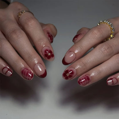 Nails Almond Shaped Press on Nails - 24pcs