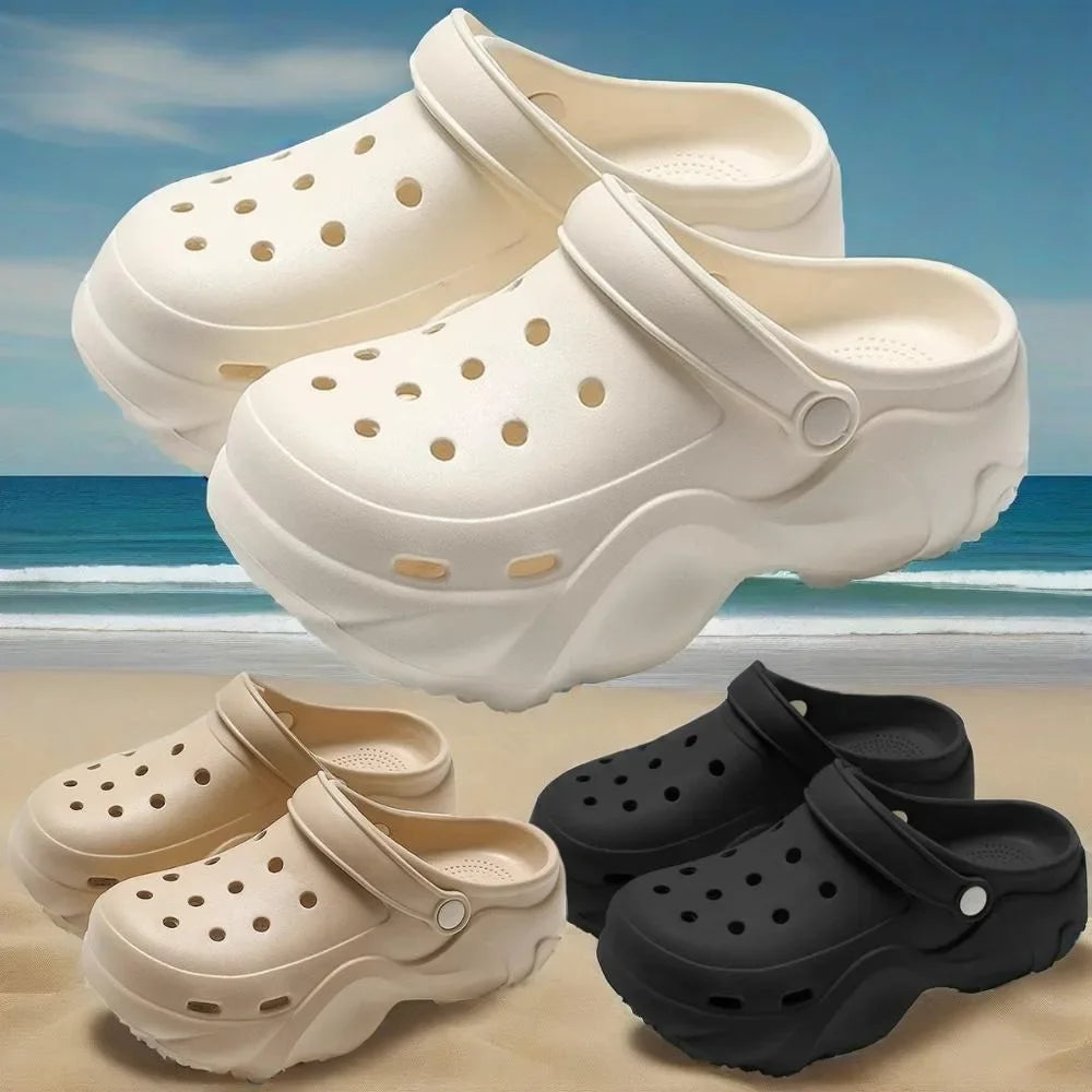 Fashion Bow Decor CROCS Sandals