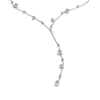Long Pendant Necklace Minimalist 18 K Collar Fashion Jewelry