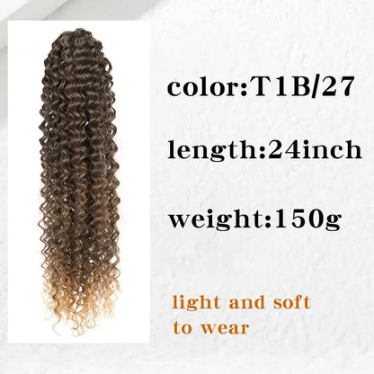 Curly Drawstring Ponytail Extension Synthetic Hair