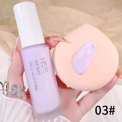 Silky and clear primer, natural cream to brighten and prevent makeup from coming off easily