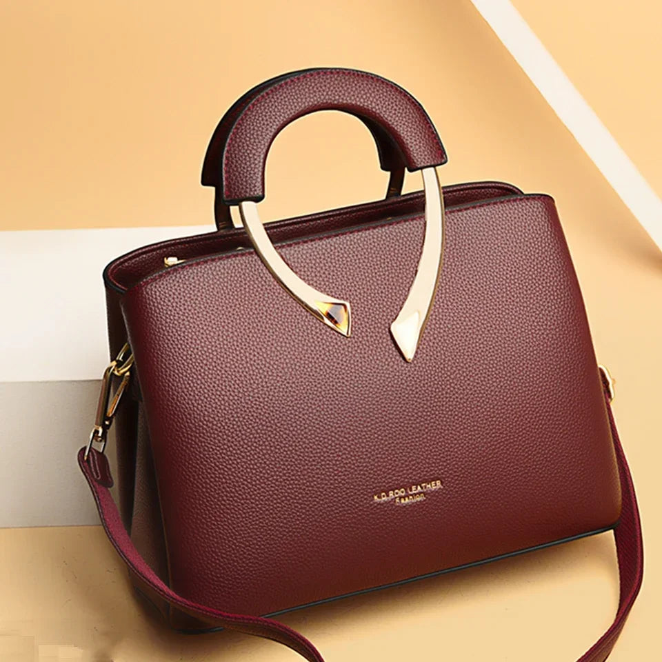 High Quality Leather Casual Tote Luxury Handbags for Women