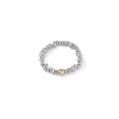 Fashion Bead Heart-Shaped Pendant Bracelet Set for Woman