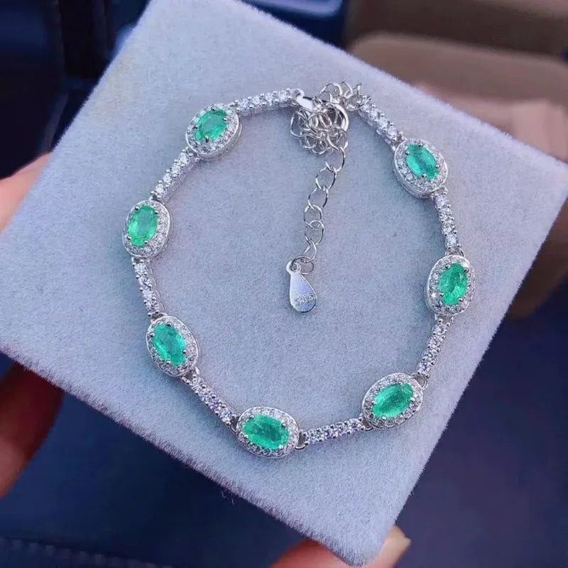 Fine Jewelry 925 Sterling Silver Gemstones Women&