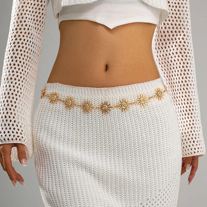 New Boho Sun Waist Belly Chain for Women