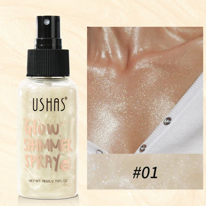 Body Liquid Highlighter Facial Contour Long Lasting Sequin Illuminating