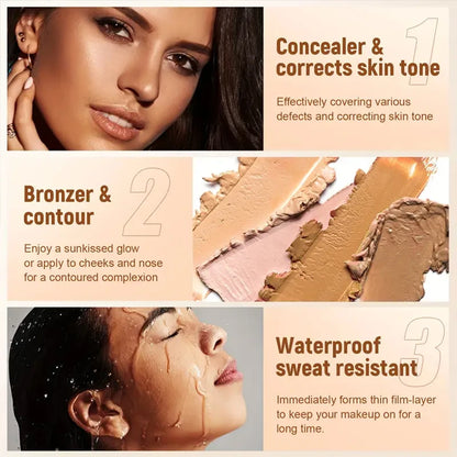 Concealer Palette Eye Repairing Base, Contour Covering Concealer Cream
