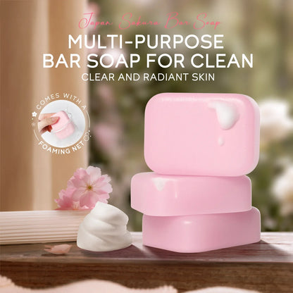 Sakura Facial Soap Reduces Acne Dark Spot, Deep Cleaning