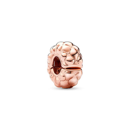 Hot Sale Rose Gold Charm Beads Fit Original 925 Silver Bracelet Women Jewelry
