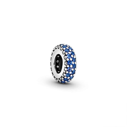 Blue Marine Organism Series Charm  Jewelry Fit Original 925 Sterling Silver