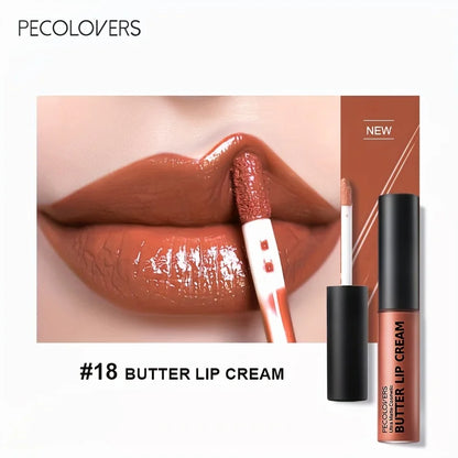 Lip Cream Liquid Lipstick, Non-Sticky, Moisturizing High Pigment