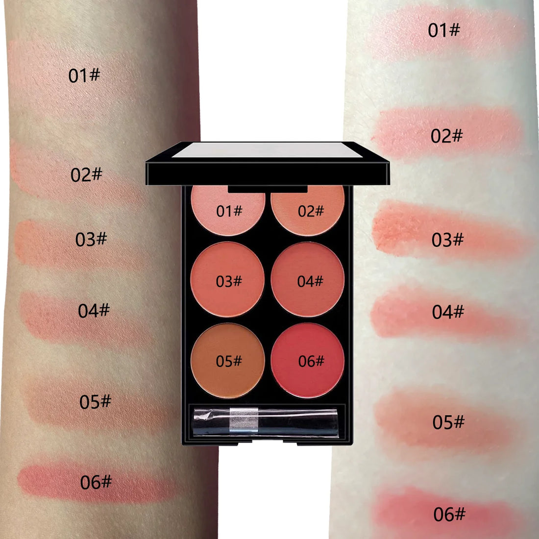 Blush and contouring all-in-one palette