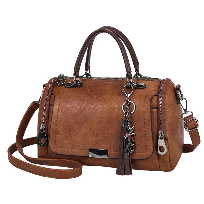 Tassel Large Capacity Crossbody Bag