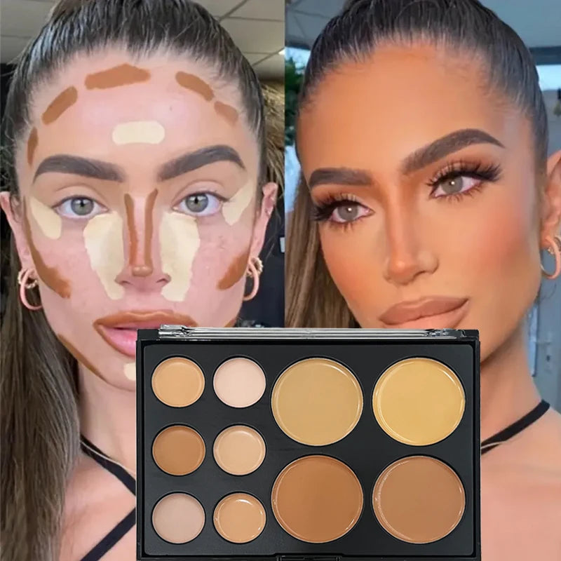Concealer Palette Eye Repairing Base, Contour Covering Concealer Cream