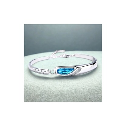 925 Sterling Silver Sapphire Bracelets for Women