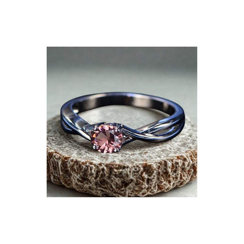 Gemstone Amethyst Sapphire Ring Silver 925 Jewelry For Women