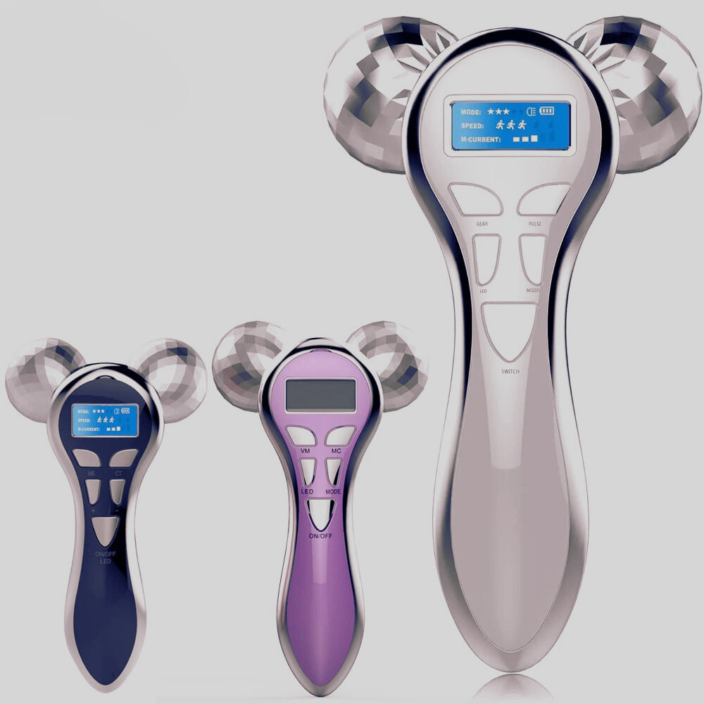 Face Microcurrent Vibration Facial V Lifting Massage Devices 4D